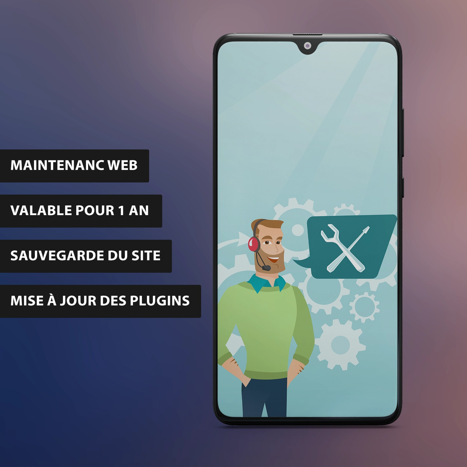 Forfait de maintenance web